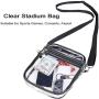 Large capacity transparent portable makeup storage bag waterproof travel pvc bags