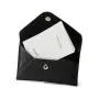 Saffiano leather card case envelope design slim credit card wallet mini wallet card holder