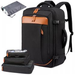 LOVEVOOK Super Large 40L Travel Backpack With 4 Packing Cubes for Women Men Airline Approved Expandable Large Suitcase Backpacks