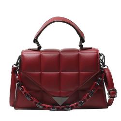 Hot Sales Bolsos Lady Crossbodys Luxury Pu Shoulder Bags Metal Chains Bags Custom Logo Handbag