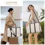 LOVEVOOK 2024 Designer 4 pcs/set Fashion Travel duffle Tote Weekender Bag with shoes bag dry wet pocket Traveling Bag Unisex