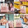LOVEVOOK Custom logo 17 Inch ladies Travel Laptop Backpack for Women Multifunction College School Bags stylish student Backpack