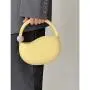 New Fashion Pea Small Bag Woman Custom Bolsos Niche Designer Pure Color Pu Leather Handbag Zipper Single Shoulder Crossbody Bag