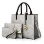 High Quality borse 3Pcs Set Vegan Leather Bag Tote Bags Purses And Handbags For Women