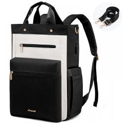 LOVEVOOK 2024 Fashion luxury travel woman ladies backpacks daypack waterproof 15.6 inch Business women Laptop backpack bag