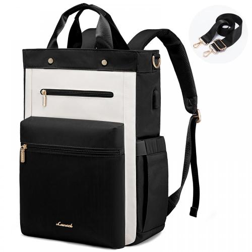 LOVEVOOK 2024 Fashion luxury travel woman ladies backpacks daypack waterproof 15.6 inch Business women Laptop backpack bag