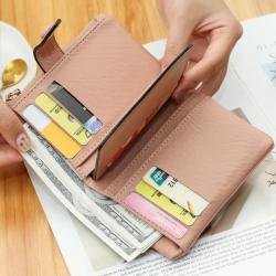 Factory Supplier Card Holder Wallet Mini Purse Short Wallet for Women Men