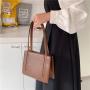 2024 New Lady Hard PU Leather Handbag Fashion Luxury Hand Bags Girls Side Shoulder Bag Womens Designer Tote Bag