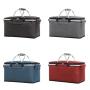 LB041 New Fashion Cooler Bag Reusable Thermal Insulated Cooler Bag Grocery Cool Carry Oxford Lunch Cooler Bag for Food Picnic F