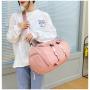 Unisex Waterproof With Shoes Compartment Travel Duffle Bag Gym Lightweight Carry On Backpack