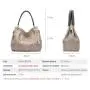 REALER 2023 PU Leather Snake Pattern Hobos Bag Women's Shoulder Hand Bags Fashion Ladies Totes Purses Vintage Women handbags