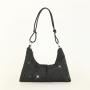 HR425 New Plastics Mesh Rhinestone Knotted Underarm Bag with Diamond Inlay Trend Niche One Shoulder Dinner Clutch Bag Tote Bag