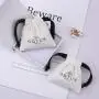 Custom Logo Printing Brush Canvas Drawstring Jewelry Bag Ring Earring Necklace Bracelet Gift Storage Jewelry Pouch