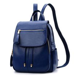 2024 New Soft Leather Fashionable and Minimalist Backpack