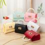 Pearl Crocodile Pattern Women Designer Bags PVC Bag Fashion 2023 Summer Latch Stylish Bags For Women