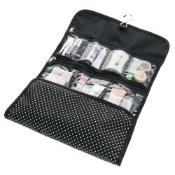 Large Capacity Hanging Folding Travel Toiletry Storage Organizer Bag Cosmetic Organizer Storage Bag With Hook