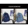 ZW229 Hot Sale Men Women Denim Lightweight Backpack Casual Outdoor Travel Student Shoulder Bag Wholesale Portable Backpack