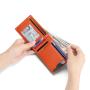 Slim PU Leather Front Pocket Minimalist Wallet RFID Money Clip Wallet