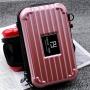 KBW721 Transparent Material Makeup Bag Fashionable Square Crossbody Shoulder Bag Mini Minimalist Portable Storage Bag