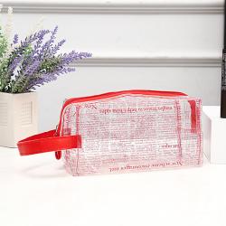 Wholesale Best price PVC zipper bag Fashion Design LOGO Custom Clear PVC bag Reusable PVC cosmetic bag