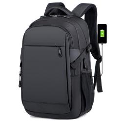 Men's backpack black nylon computer laptop backpacks customized LOGO shoulder bag manufacturers student school backpack