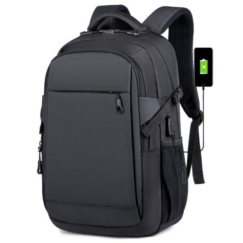Men's backpack black nylon computer laptop backpacks customized LOGO shoulder bag manufacturers student school backpack
