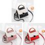 ZR699 Women's Bags New Fashion PU Leather Girl Lovely Small Square Bag Simple Zipper Shoulder Crossbody Phone Bag Female Party