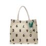 South Korea Large Capacity Single Shoulder Tote Bag Female Fashion Out Carrying Mommy Bag Students Class Canvas Bag
