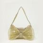 New water diamond inlaid bow design for a niche handheld evening bag sac main femm sac