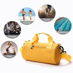 custom logo children's travel leisure duffle bag light dance fitness swimming shoulder small sport travel bag