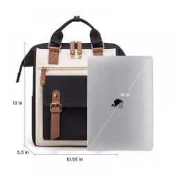 LOVEVOOK wholesale ladies custom logo nylon women bags fashion mini backpack 14in small school teen girls laptop backpacks