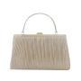 ZR063 New Shiny Pleated Large-capacity Handbag Princess Bag Oblique Cross Dinner Dress Bag KTV Handbag