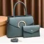 OEM883 New Fashion Bolsos Mujer 2 pcs in Sets Women Handbag Leather Shoulder Bag Female Brand Design Handbag Sets for Women