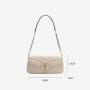 Wholesale Luxury White Color  Pu Leather ladies Elegant Metal Chain Women Handbag Cross Body Bag Shoulder Bag