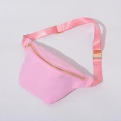 RTS Stock Nylon Personalised Embroidery Glitter Chenille Patches Custom DIY Women Men Christmas Gifts Fanny Packs Waist Bags