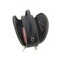 Casual Saffiano Leather Women Shoulder Bags Purse Round Crossbody Bags
