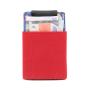 Slim front pocket elastic leather card holder customized elastic card holder wallet