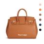 Customized Fashion Designer Pu Leather Ladies Hand Bags Tote Bags Vegan Top Handle Female Classic Handbags For Women Luxury