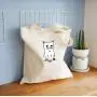 Custom Logo Thick Cotton Canvas Chic School Women Lady Handbag Eco Friendly Shopping Cotton Tote Bag Shopping Bags