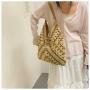 Custom boho beach bag Wholesale Fashionable Luxury Tote Bags Raffia Seagrass Woven Straw Vacation Sling Bag