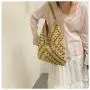 Custom boho beach bag Wholesale Fashionable Luxury Tote Bags Raffia Seagrass Woven Straw Vacation Sling Bag