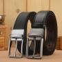 2022 Amzaon hot sale men belt reversible belt men genuine leather pin buckle belt for men