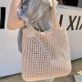 XL334 Imported Shopping Handbag New Version Shoulder Bag Vintage Handmade Woolen Knitting Bag Lightweight Ladies Tote Bag