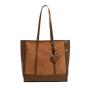 2024 Custom Hot Selling Leather Suede Tote Bag For Women Luxury With Heart-shaped Tag