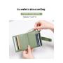 ZF254 Women New Fashionable PU RFID Anti-theft  Swipe Card Bag  Bank Card Document Wallet Money Clips