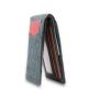 Eco-friendly Cork Slim Wallet for Men, RFID Safe Vegan Non Leather Bi-fold Cards Cash Front Pocket Money Clip Wallet