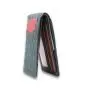 Eco-friendly Cork Slim Wallet for Men, RFID Safe Vegan Non Leather Bi-fold Cards Cash Front Pocket Money Clip Wallet