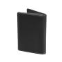 Full grain leather name card case bifold leather credit card case for men
