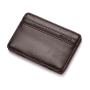 Leather Credit Card Holder Men Card Holder Wallet Minimalist Carteras Mujer Money Clip Front Pocket Wallet Cartera De Hombre