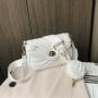 Summer New Style Multifunction Woman's Bag Texture Europe America Chain Single Shoulder Bag Fashion Popular Simple Square Bags
